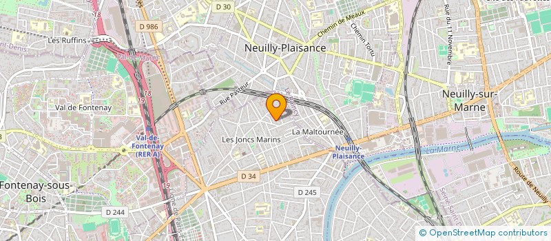 localisation de l'entreprise SCI DU 17 RUE MARIE LE PERREUX SUR MARNE  LE PERREUX-SUR-MARNE