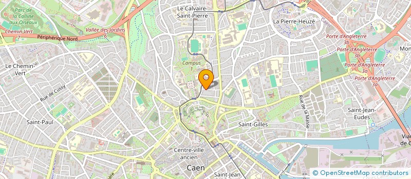localisation de l'entreprise SCI DU 17 RUE MONPLAISIR à CAEN
