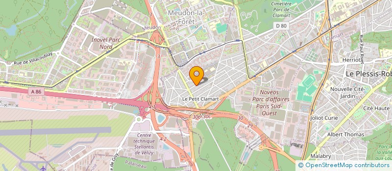 localisation de l'entreprise SCI DU 17 RUE PASTEUR A CLAMART à CLAMART
