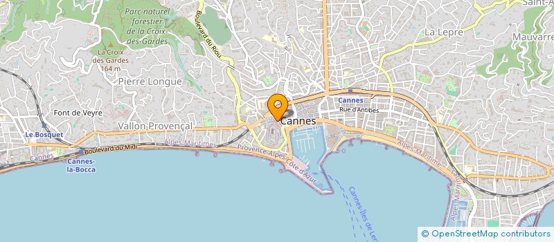 localisation de l'entreprise SCI DU 17 RUE SAINT ANTOINE à CANNES