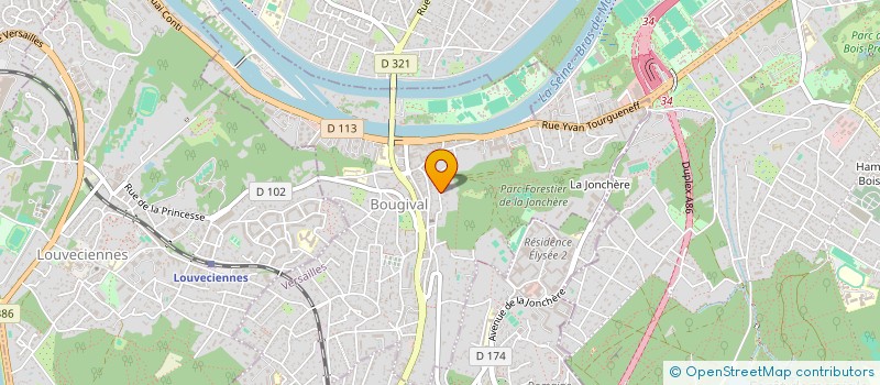 localisation de l'entreprise SCI DU 17 RUE SAINT JEAN  BOUGIVAL