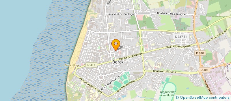 localisation de l'entreprise SCI DU 17 RUE SOUBITEZ  BERCK