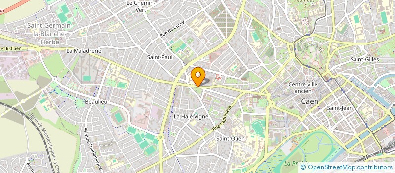 localisation de l'entreprise SCI DU 17 RUE ST SAUVEUR à CAEN