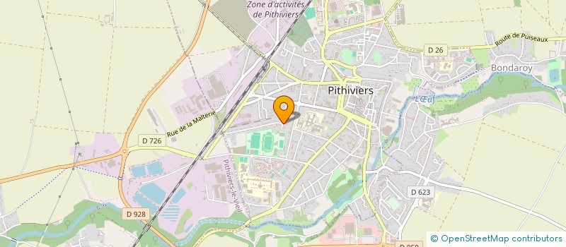 localisation de l'entreprise SCI DU 17 SEPTEMBRE  PITHIVIERS