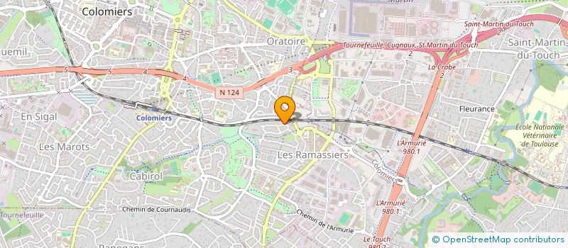 localisation de l'entreprise SCI DU 171 SAINT EX à COLOMIERS