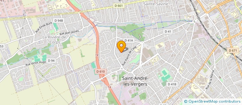 localisation de l'entreprise SCI DU 172 BOULEVARD VOLTAIRE  SAINT-ANDRE-LES-VERGERS