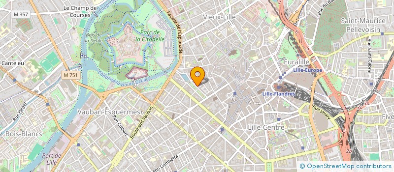 localisation de l'entreprise SCI DU 172 DE LA RUE DE LILLE à LILLE
