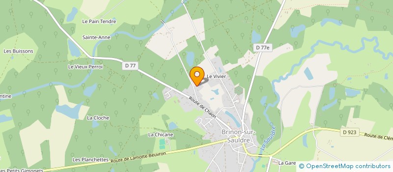 localisation de l'entreprise SCI DU 173 ALL MONTFERMEIL  BRINON-SUR-SAULDRE