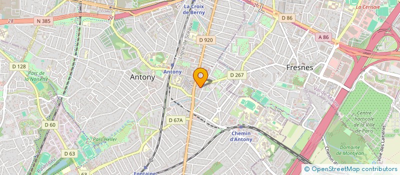 localisation de l'entreprise SCI DU 173 RUE PAJEAUD à ANTONY