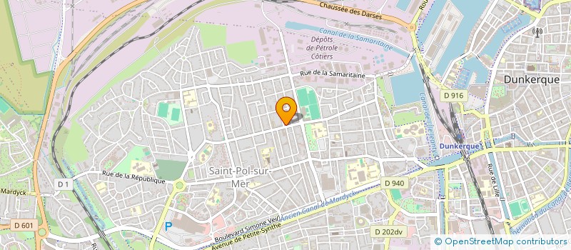 localisation de l'entreprise SCI DU 174 RUE VICTOR HUGO à DUNKERQUE