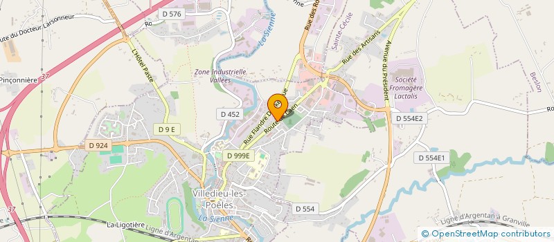 localisation de l'entreprise SCI DU 175 ROUTE NATIONALE A VILLEDIEU  VILLEDIEU-LES-POELES-ROUFFIGNY