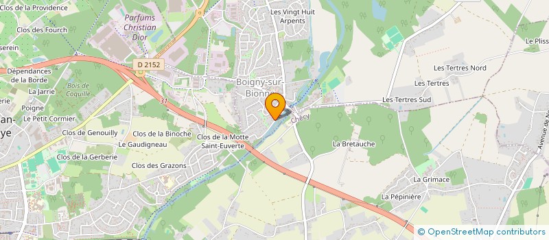 localisation de l'entreprise SCI DU 176 AVEC CHARLES PEGUY à BOIGNY-SUR-BIONNE