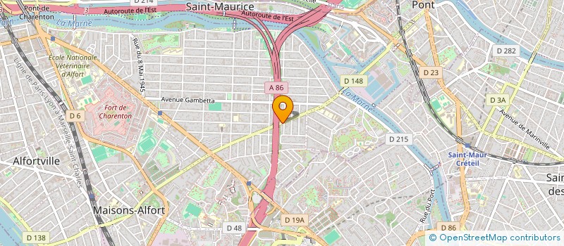 localisation de l'entreprise SCI DU 176 BIS AVENUE REPUBLIQUE à MAISONS-ALFORT