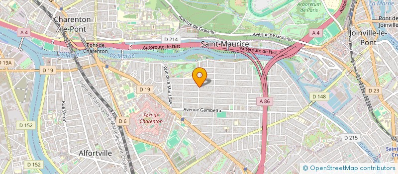 localisation de l'entreprise SCI DU 176 BOULEVARD DE CHARONNE à MAISONS-ALFORT