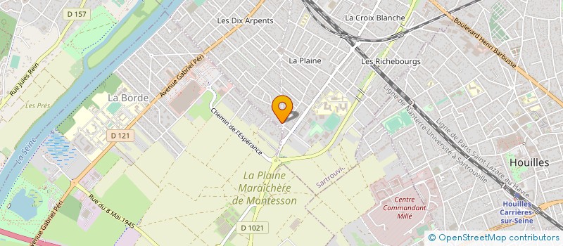 localisation de l'entreprise SCI DU 176 R LEON JOUHAUX  SARTROUVILLE