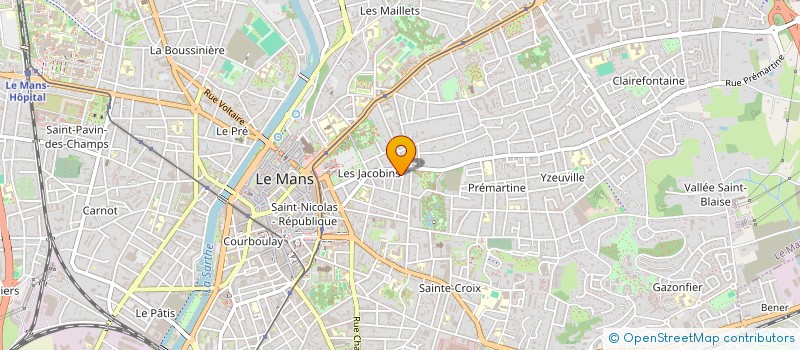 localisation de l'entreprise SCI DU 179 AV O HEUZE  LE MANS