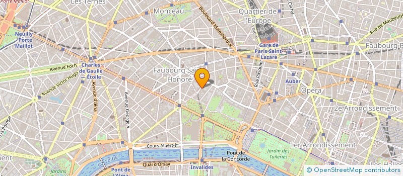 localisation de l'entreprise SCI DU 18-20 AVENUE MATIGNON  PARIS