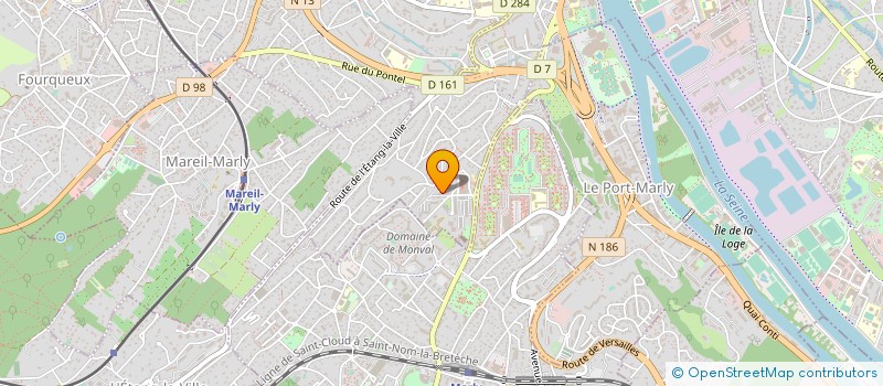 localisation de l'entreprise SCI DU 18  LE PECQ