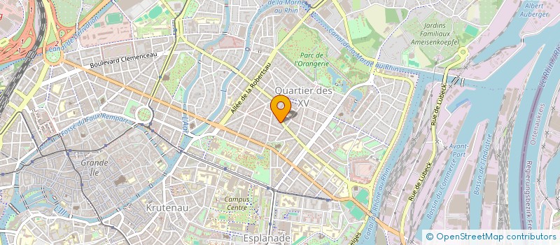 localisation de l'entreprise SCI DU 18 A BD D'ANVERS à STRASBOURG