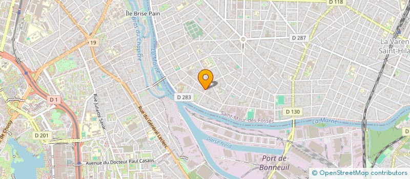 localisation de l'entreprise SCI DU 18 AV DE RAINCY à SAINT-MAUR-DES-FOSSES