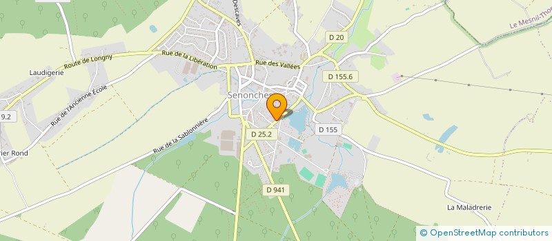 localisation de l'entreprise SCI DU 18 AV DES EVES à SENONCHES