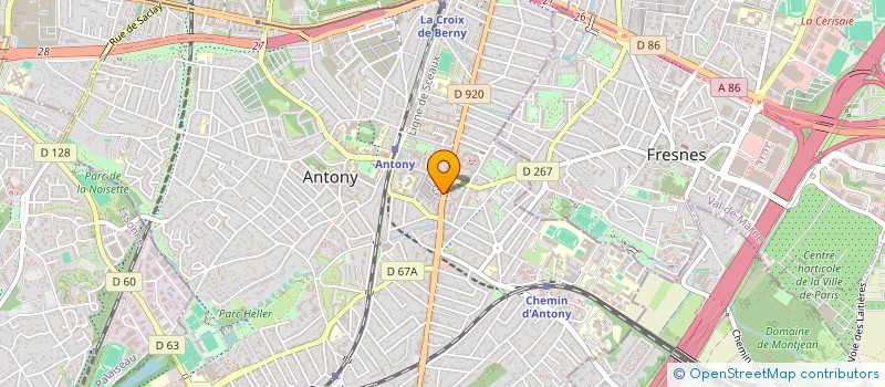 localisation de l'entreprise SCI DU 18 AVE DIVISION LECLERC à ANTONY