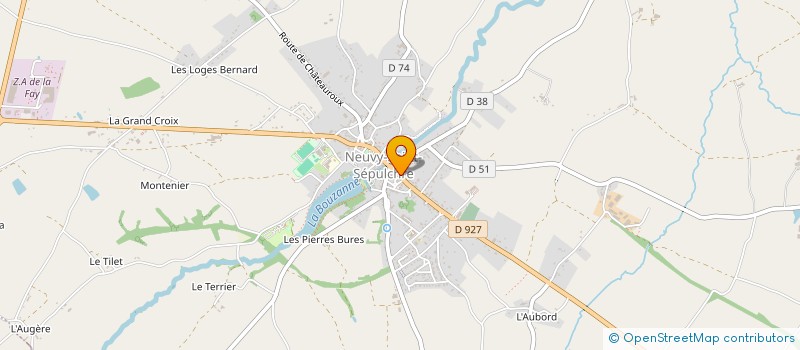 localisation de l'entreprise SCI DU 18 AVENUE THABAUD BOISLAREINE à NEUVY-SAINT-SEPULCHRE