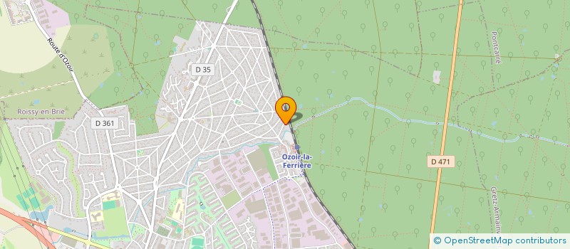 localisation de l'entreprise SCI DU 18 AVENUE TURGOT  OZOIR-LA-FERRIERE