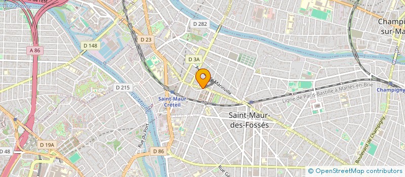 localisation de l'entreprise SCI DU 18 BD RABELAIS SAINT-MAUR  SAINT-MAUR-DES-FOSSES