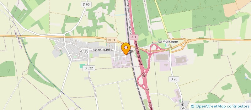 localisation de l'entreprise SCI DU 18 BIS  ARSY