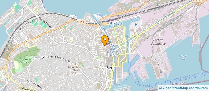 localisation de l'entreprise SCI DU 18 BIS RUE MONTMORENCY  SETE