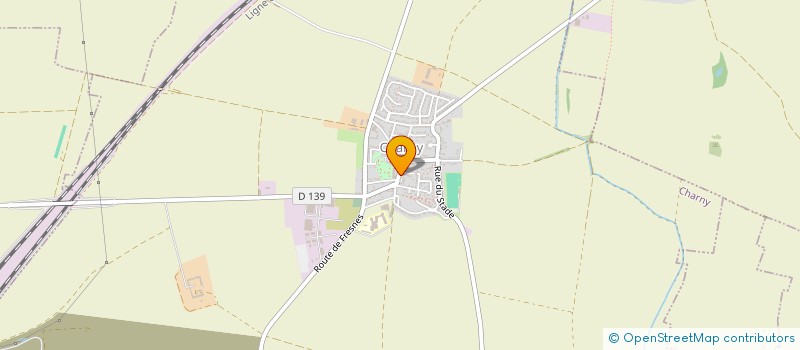 localisation de l'entreprise SCI DU 18 BIS RUE VIGNE CROIX  CHARNY