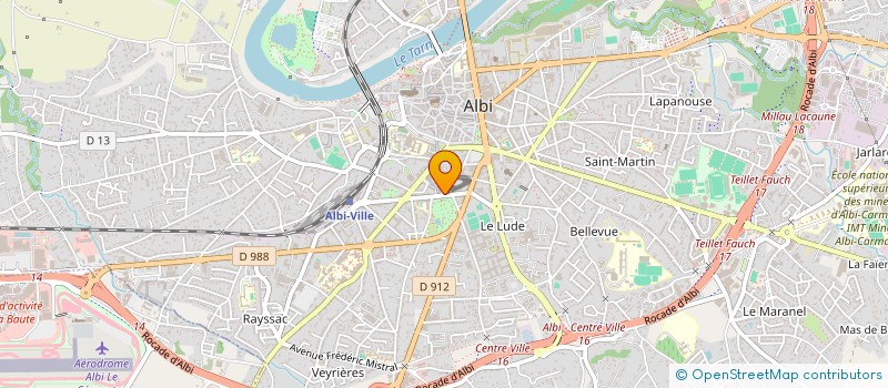 localisation de l'entreprise SCI DU 18 BOULEVARD CARNOT à ALBI