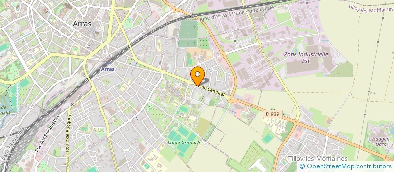 localisation de l'entreprise SCI DU 18 BOULEVARD SALVADOR ALLENDE à ARRAS