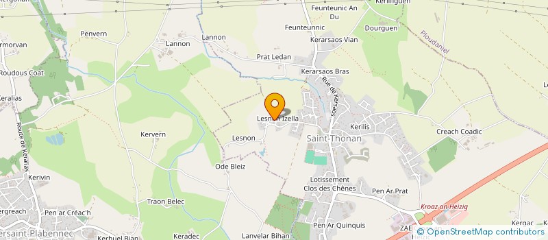 localisation de l'entreprise SCI DU 18 NOVEMBRE  SAINT-THONAN