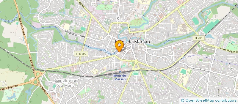 localisation de l'entreprise SCI DU 18 R MARECHAL BOSQUET à MONT-DE-MARSAN