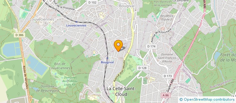 localisation de l'entreprise SCI DU 18 RUE CAMILLE DRAMART  LA CELLE-SAINT-CLOUD