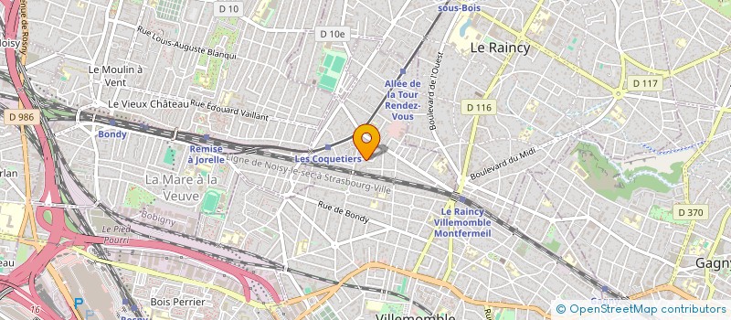 localisation de l'entreprise SCI DU 18 RUE CHARLES BIRETTE à VILLEMOMBLE