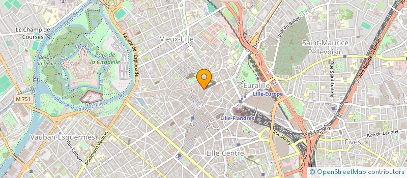 localisation de l'entreprise SCI DU 18 RUE DE BETHUNE  LILLE