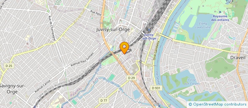 localisation de l'entreprise SCI DU 18 RUE DE BLAZY à JUVISY-SUR-ORGE
