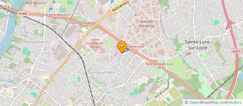 localisation de l'entreprise SCI DU 18 RUE DE LA RAINIERE à NANTES