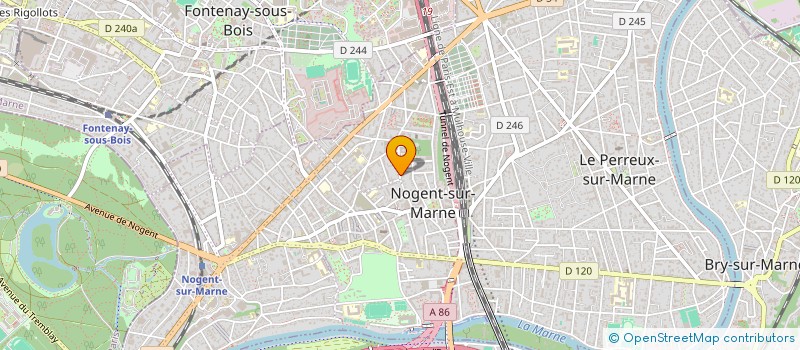 localisation de l'entreprise SCI DU 18 RUE DE PLAISANCE  NOGENT-SUR-MARNE