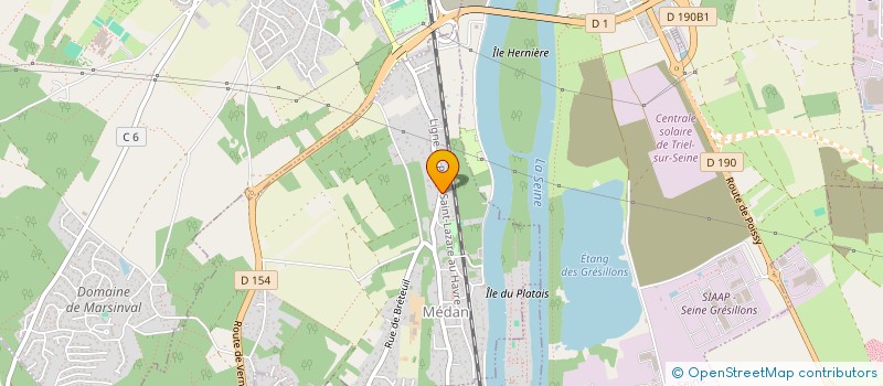 localisation de l'entreprise SCI DU 18 RUE DE VERNOUILLET  MEDAN