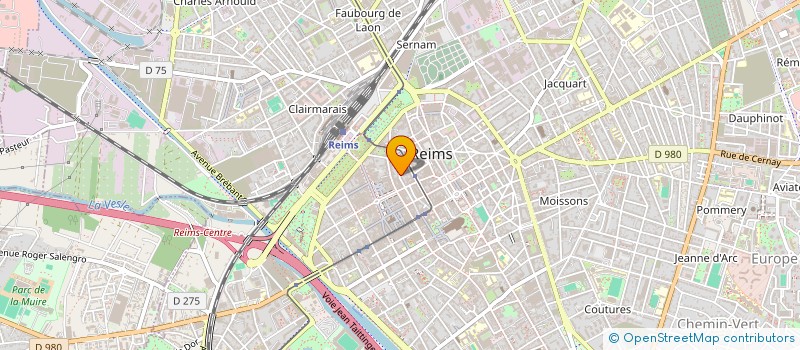 localisation de l'entreprise SCI DU 18 RUE DES TELLIERS  REIMS