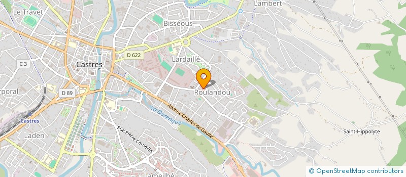 localisation de l'entreprise SCI DU 18 RUE DU COMMERCE  CASTRES