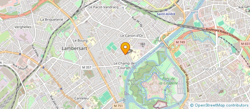 localisation de l'entreprise SCI DU 18 RUE DU FRESNOY à LAMBERSART