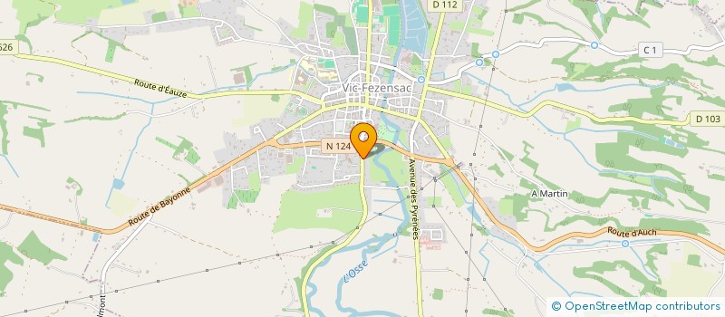 localisation de l'entreprise SCI DU 18 RUE DU GENERAL LABADIE à VIC-FEZENSAC