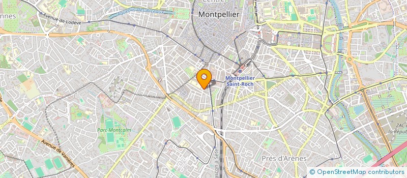 localisation de l'entreprise SCI DU 18 RUE ERNEST MICHEL à MONTPELLIER