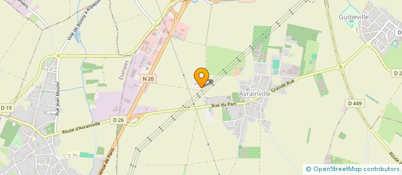 localisation de l'entreprise SCI DU 18 RUE FESSART  AVRAINVILLE