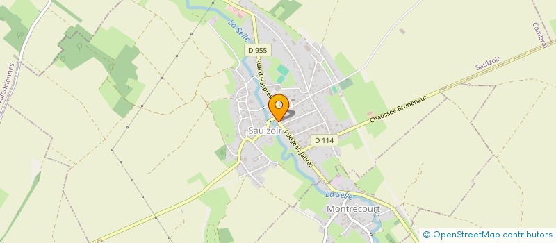 localisation de l'entreprise SCI  DU 18 RUE JEAN JAURES  SAULZOIR